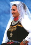 Croatian national costume from Kraljeva Sutjeska, from the monograph by Ljiljana Beljkasic-Hadzidedic