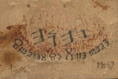 JHVH - starim hebrejskim pismom u prvom retku,
SVETI SE IME TVOJE - glagoljicom u drugom retku