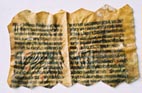 Croatian glagolitic manuscript from 15th century kept in Ljubljana