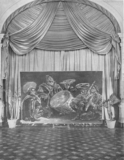 Ritmo Andino, exhibition in the City Hall of Lima, 1954