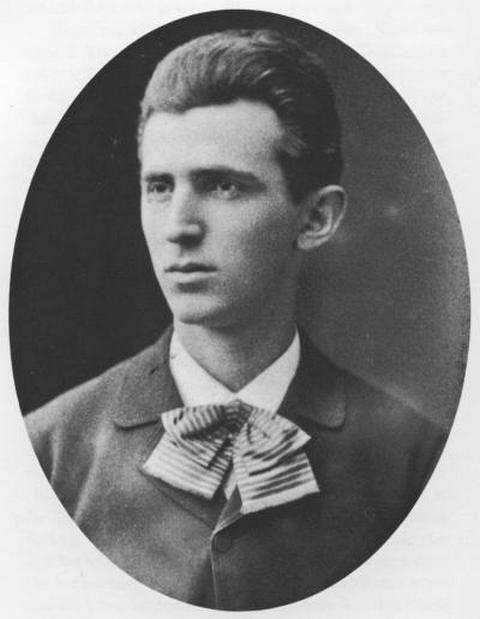 Nikola Tesla 1879 g., u dobi od 23 godine