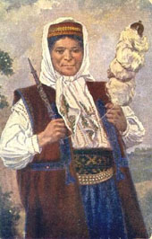 Croatian woman in Bosnia