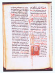 hrvatski glagoljički brevijar, 15. st., Nac. knj. Ljubljana, Ms 163, 262 listova pergamene, 30 x 21.3 cm