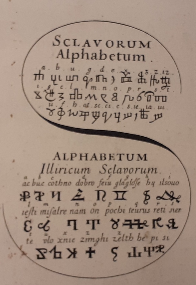 S = Sclavorum Alphabetum et Illyicum Sclavorum